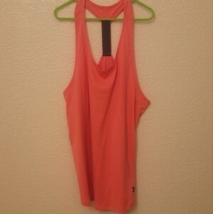 Neon Pink Racer Back Under Armour Shirt Size Small